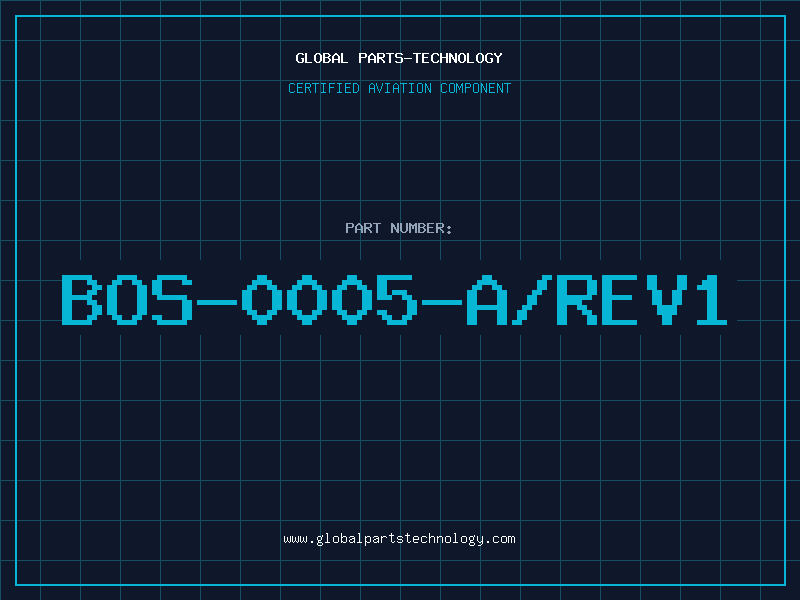 Aviation Part BOS-0005-A/REV1