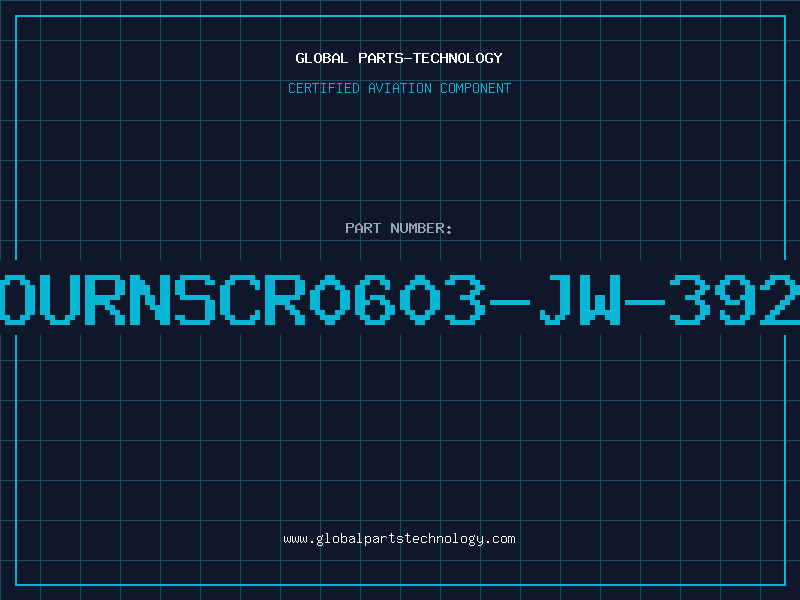 Aviation Part BOURNSCR0603-JW-392E