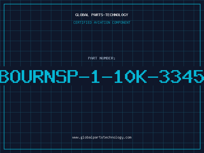 Aviation Part BOURNSP-1-10K-3345