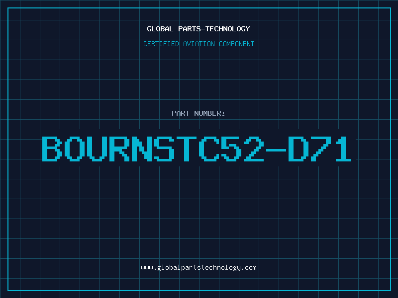 Aviation Part BOURNSTC52-D71