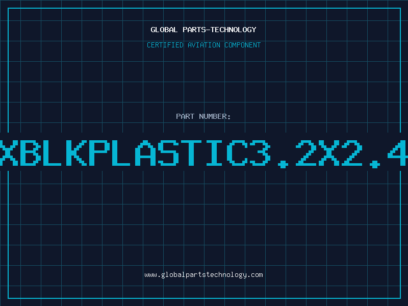 Aviation Part BOXBLKPLASTIC3.2X2.4X1