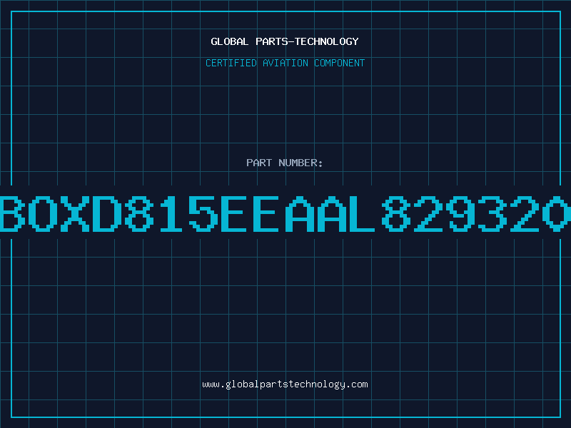 Aviation Part BOXD815EEAAL829320