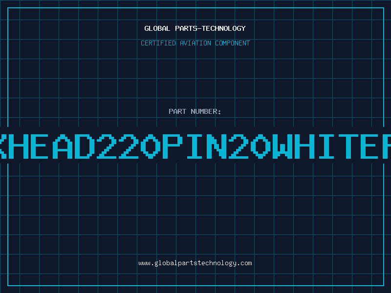 Aviation Part BOXHEAD220PIN20WHITEFOX