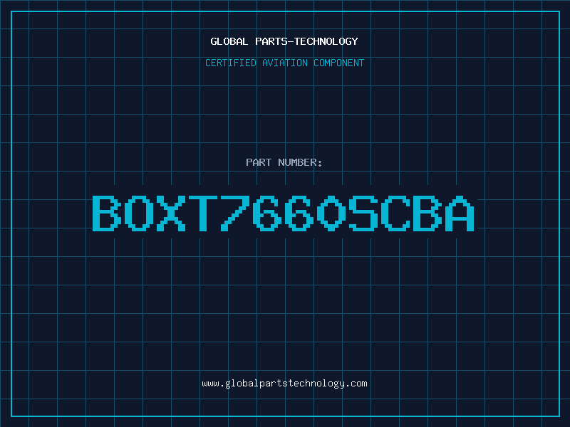 Aviation Part BOXT7660SCBA