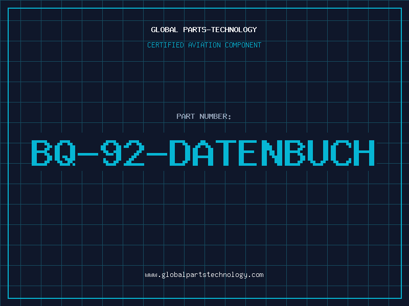 Aviation Part BQ-92-DATENBUCH