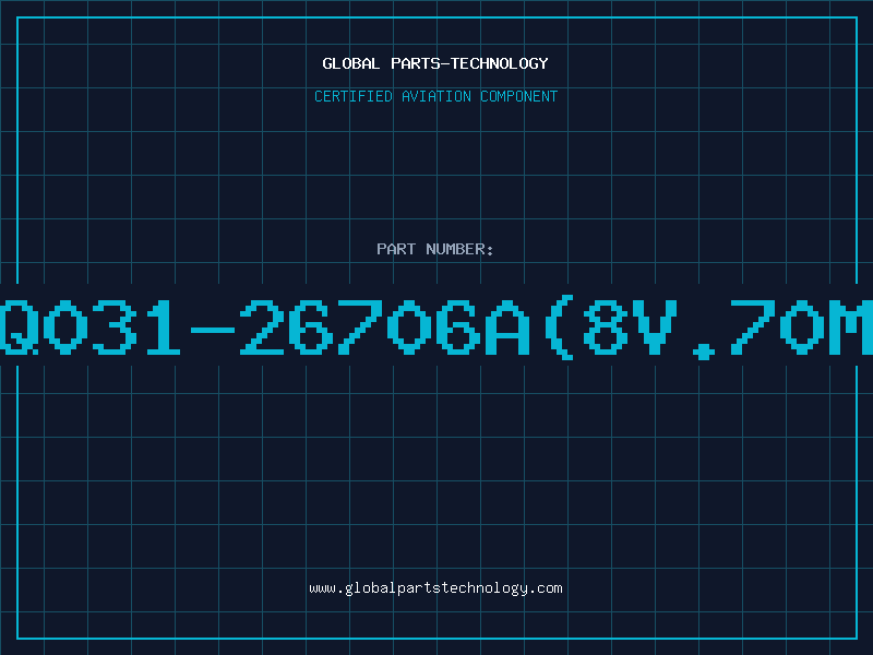 Aviation Part BQ031-26706A(8V.70MA