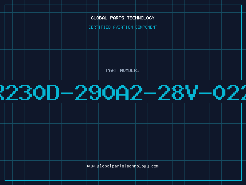 Aviation Part BR230D-290A2-28V-022M