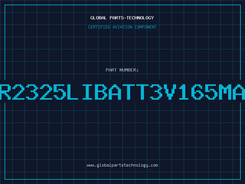 Aviation Part BR2325LiBatt3V165MAH
