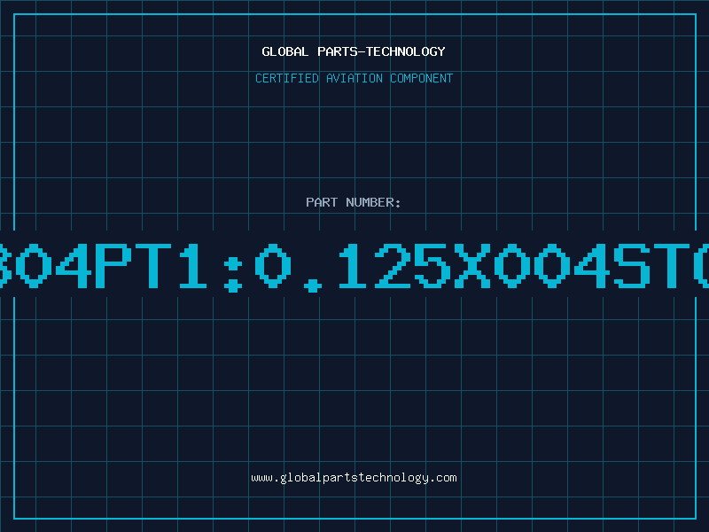 Aviation Part BS1804PT1:0.125X004STOONO
