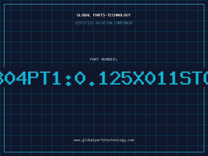 Aviation Part BS1804PT1:0.125X011STOONO