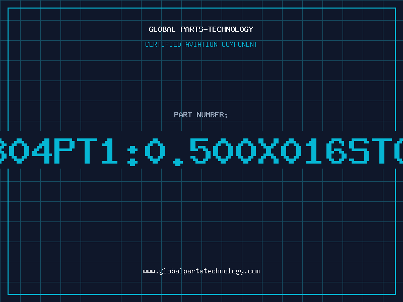 Aviation Part BS1804PT1:0.500X016STOONO