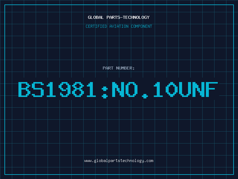 Aviation Part BS1981:No.10UNF