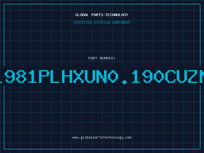 Aviation Part BS1981PLHXUN0.190CUZNSN