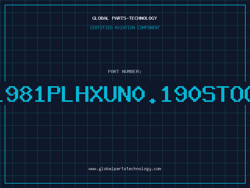 Aviation Part BS1981PLHXUN0.190STOOZN