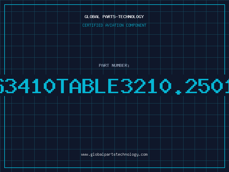 Aviation Part BS3410TABLE3210.25017