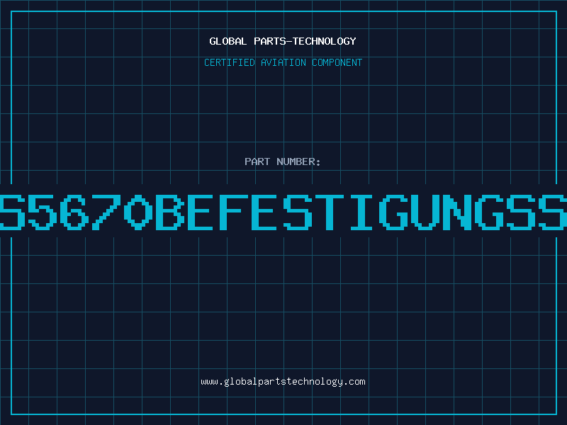 Aviation Part BS5670BEFESTIGUNGSSA