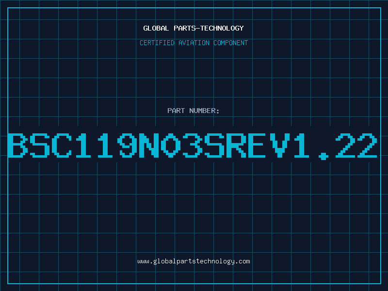 Aviation Part BSC119N03SREV1.22