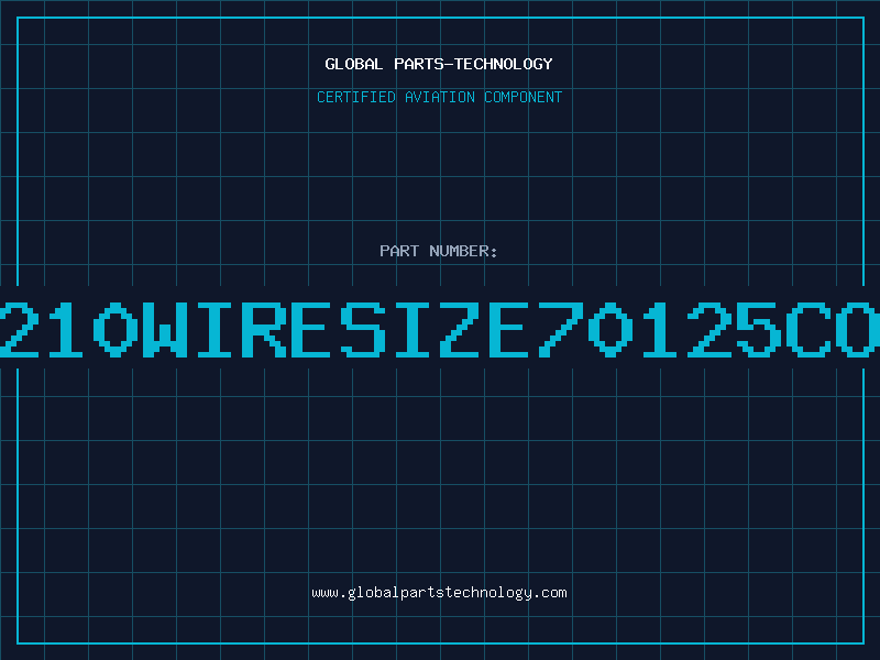 Aviation Part BSG210WIRESIZE70125CORES