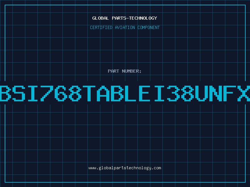 Aviation Part BSI768TABLEI38UNFX