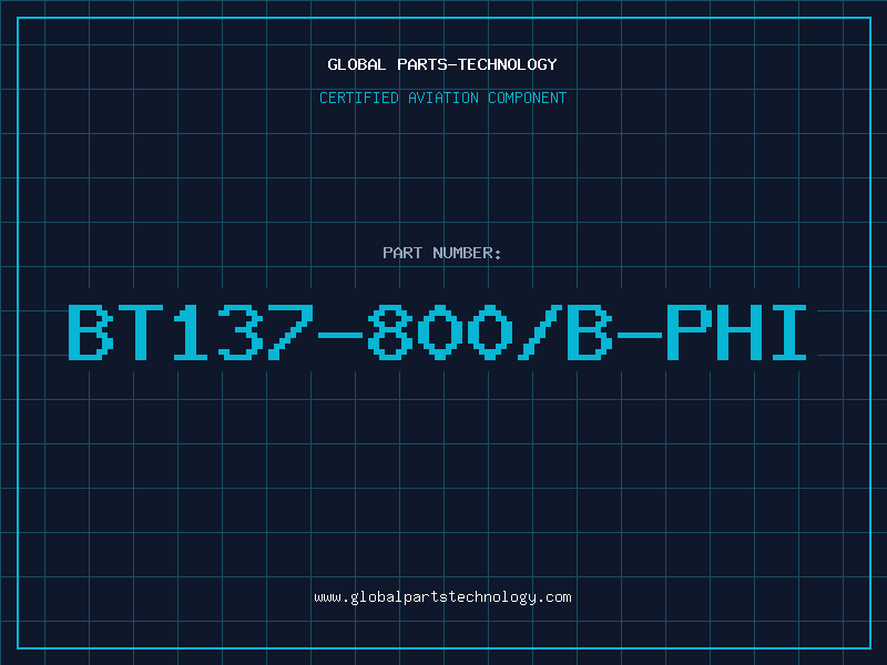 Aviation Part BT137-800/B-PHI