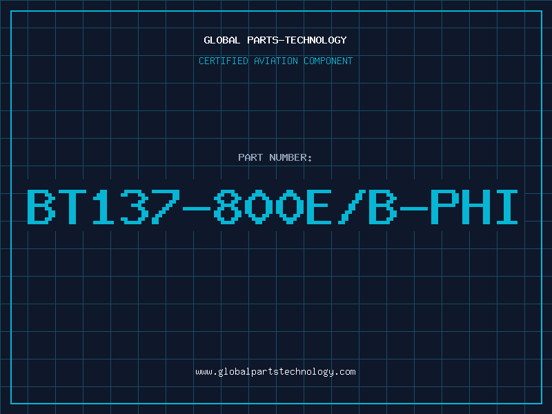 Aviation Part BT137-800E/B-PHI