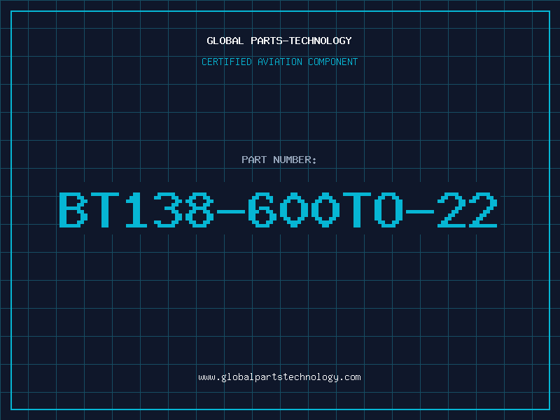 Aviation Part BT138-600TO-22