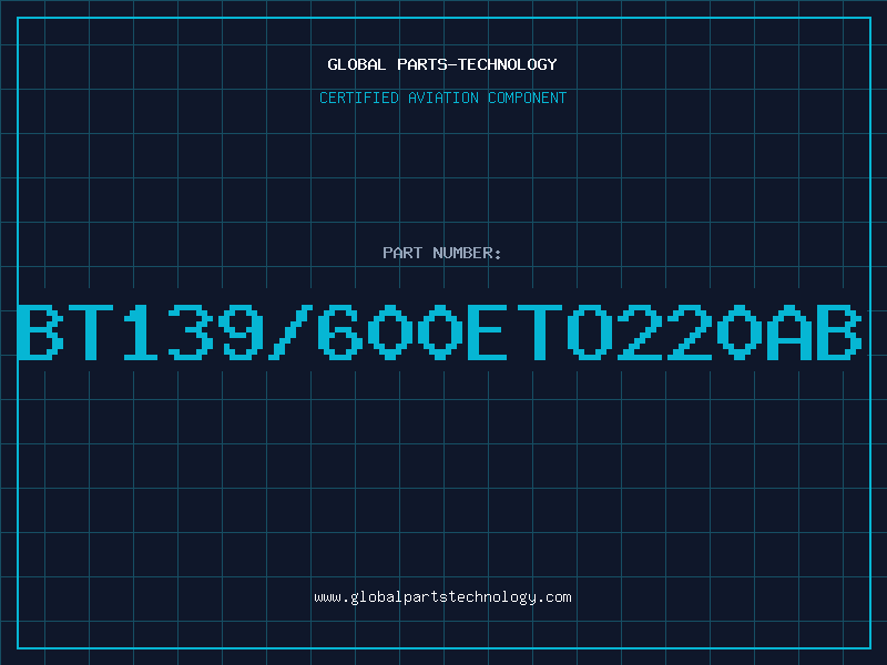 Aviation Part BT139/600ETO220AB