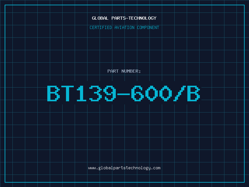 Aviation Part BT139-600/B