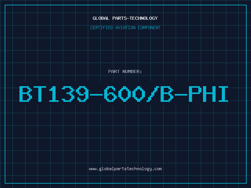 Aviation Part BT139-600/B-PHI