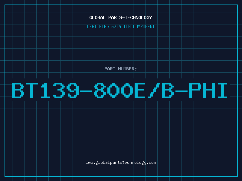 Aviation Part BT139-800E/B-PHI