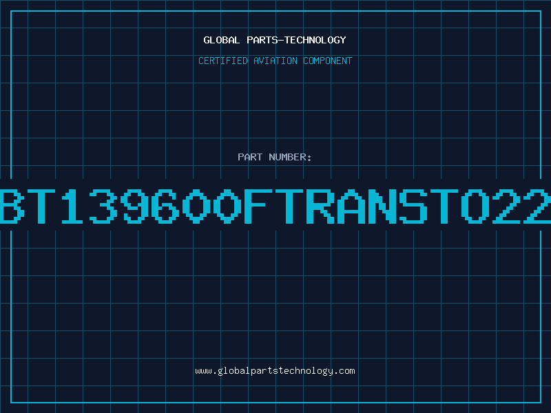 Aviation Part BT139600FTRANSTO22