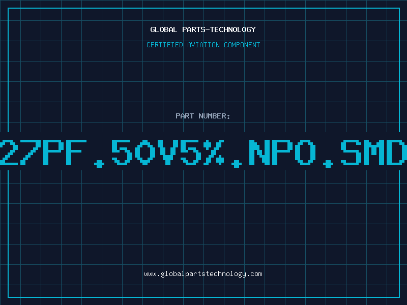 Aviation Part C/C.27pF.50V5%.NPO.SMD0805