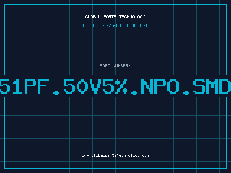 Aviation Part C/C.51pF.50V5%.NPO.SMD0603