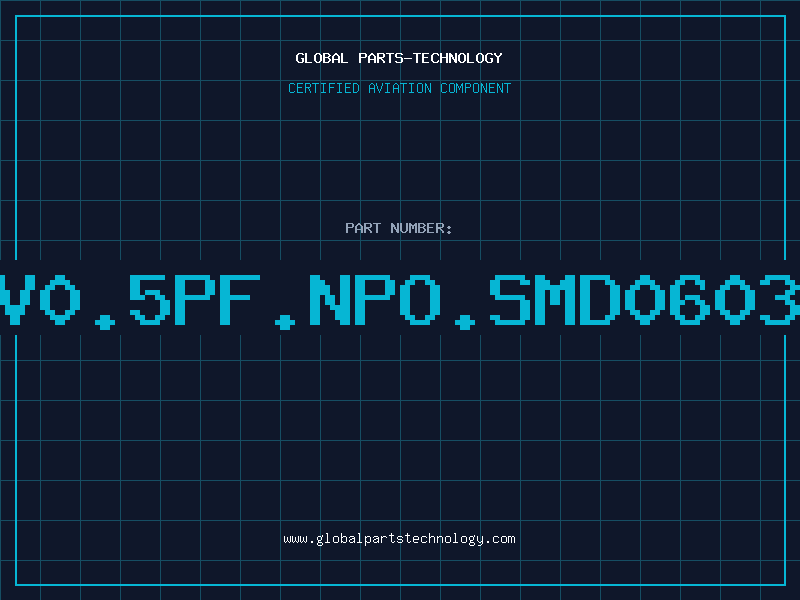 Aviation Part C/C.5pF.50V0.5pF.NPO.SMD0603.TEAMYOUNG