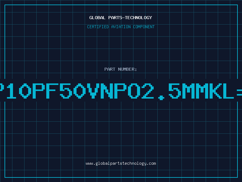 Aviation Part C/CAP10PF50VNPO2.5MMKL=15MM