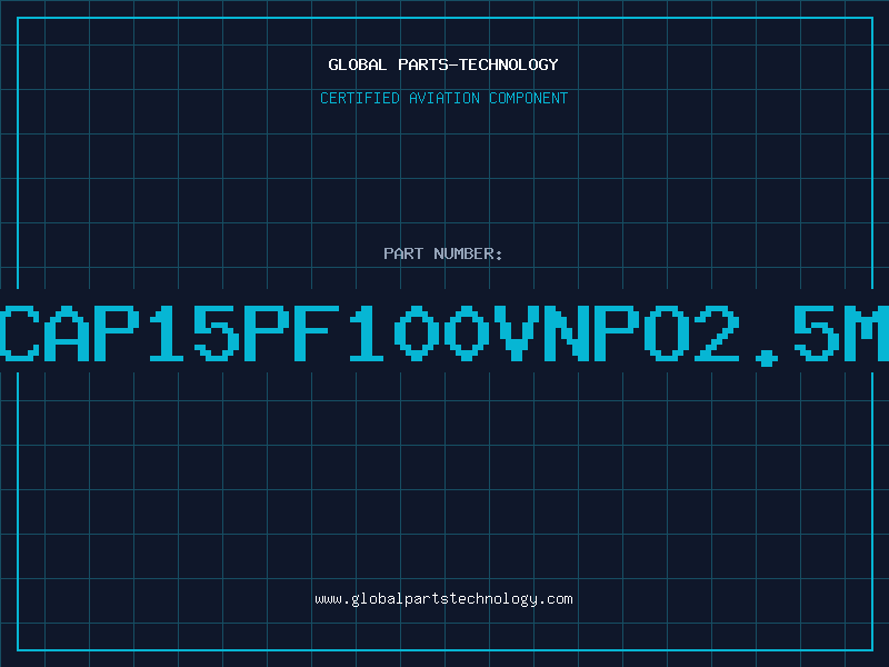 Aviation Part C/CAP15PF100VNPO2.5MMK
