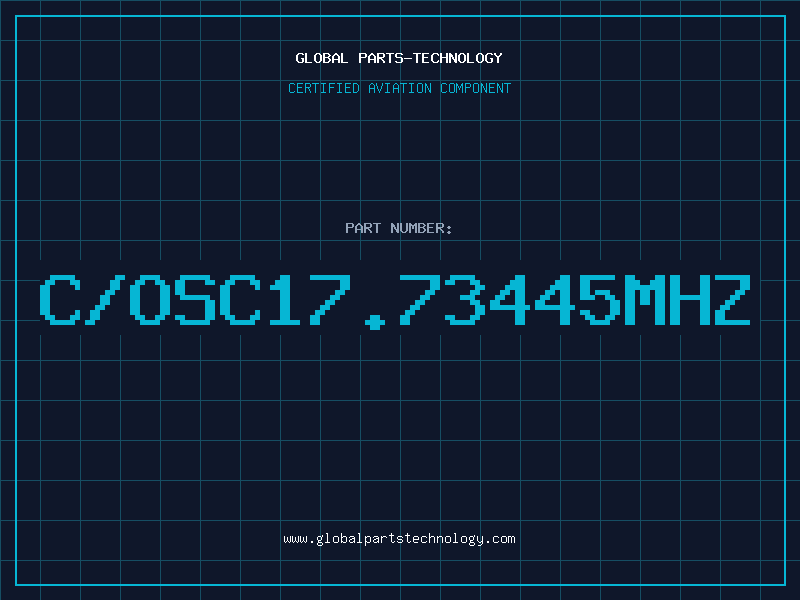 Aviation Part C/OSC17.73445MHZ