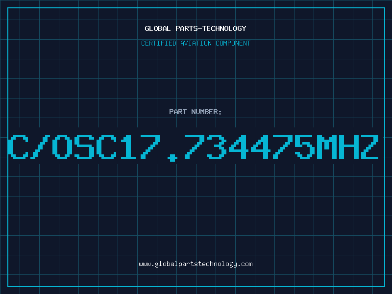 Aviation Part C/OSC17.734475MHZ