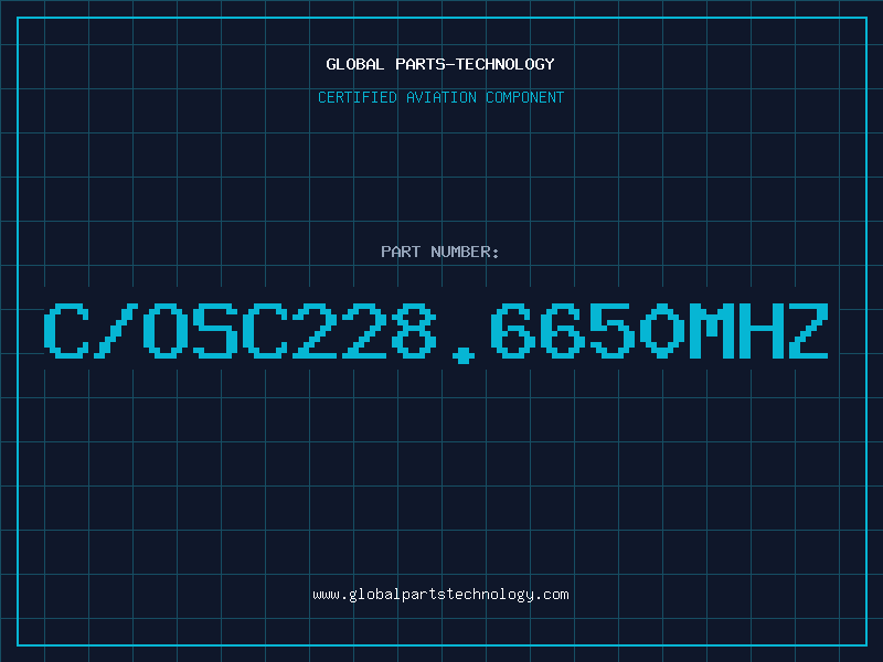 Aviation Part C/OSC228.6650MHZ