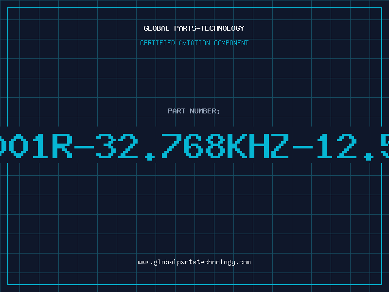 Aviation Part C-001R-32.768KHZ-12.5PF