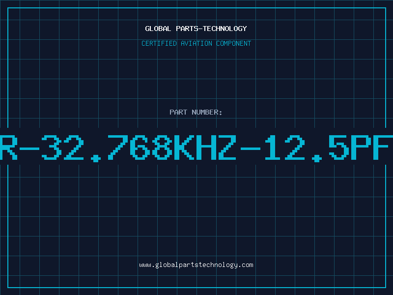 Aviation Part C-001R-32.768KHZ-12.5PF15PPM