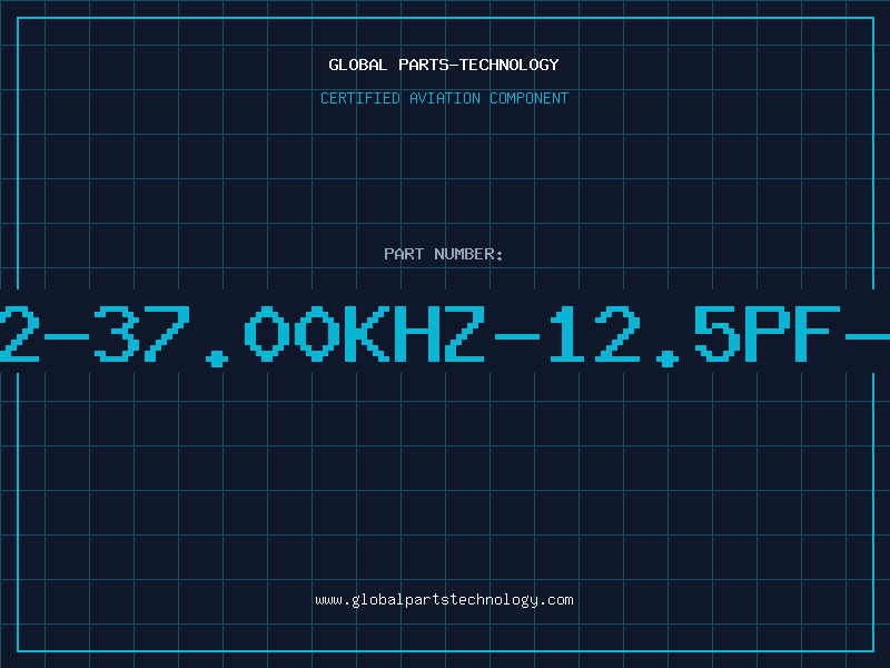 Aviation Part C-2-37.00KHZ-12.5PF-10