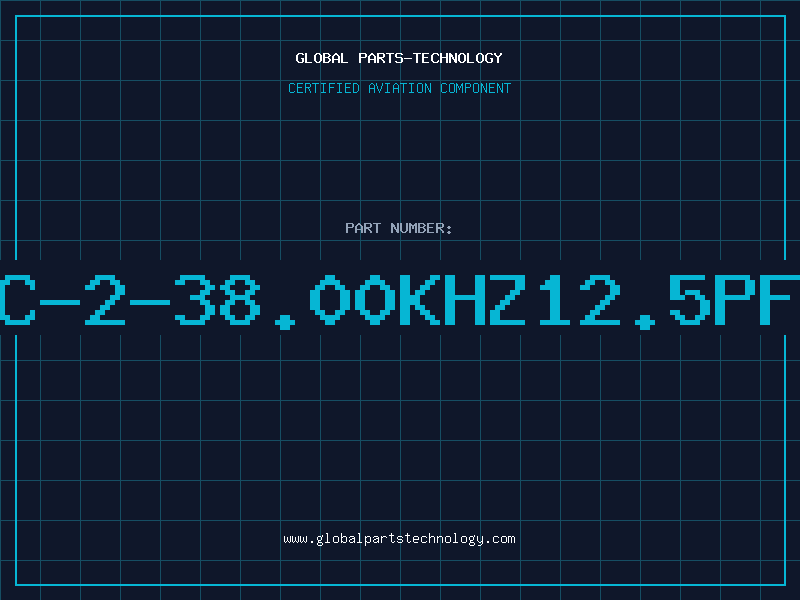 Aviation Part C-2-38.00KHZ12.5PF