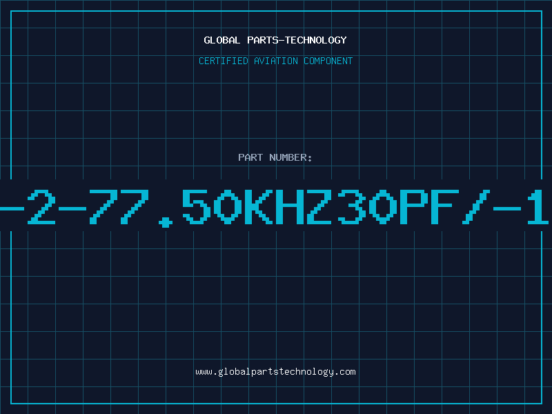 Aviation Part C-2-77.50KHZ30PF/-10