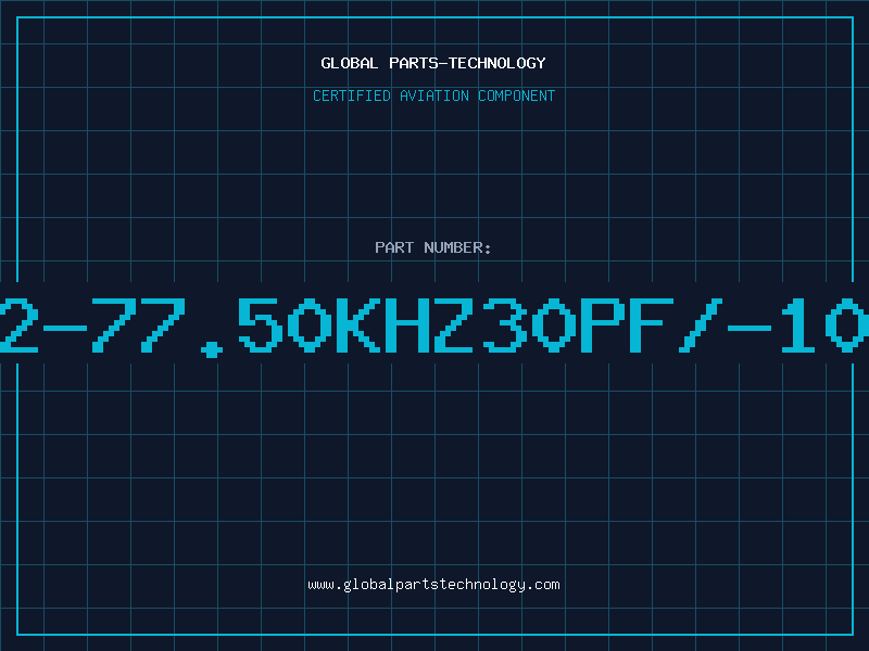 Aviation Part C-2-77.50KHZ30PF/-100P