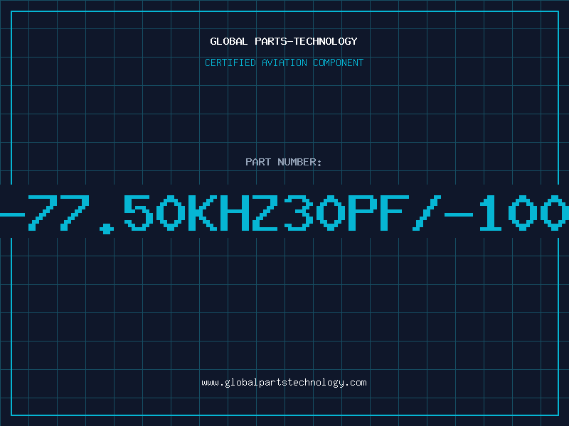 Aviation Part C-2-77.50KHZ30PF/-100PPM