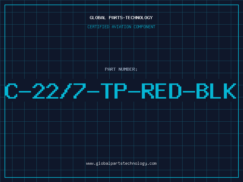 Aviation Part C-22/7-TP-RED-BLK