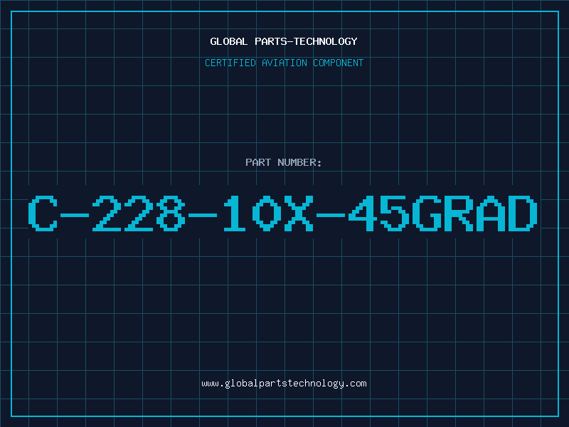 Aviation Part C-228-10X-45GRAD