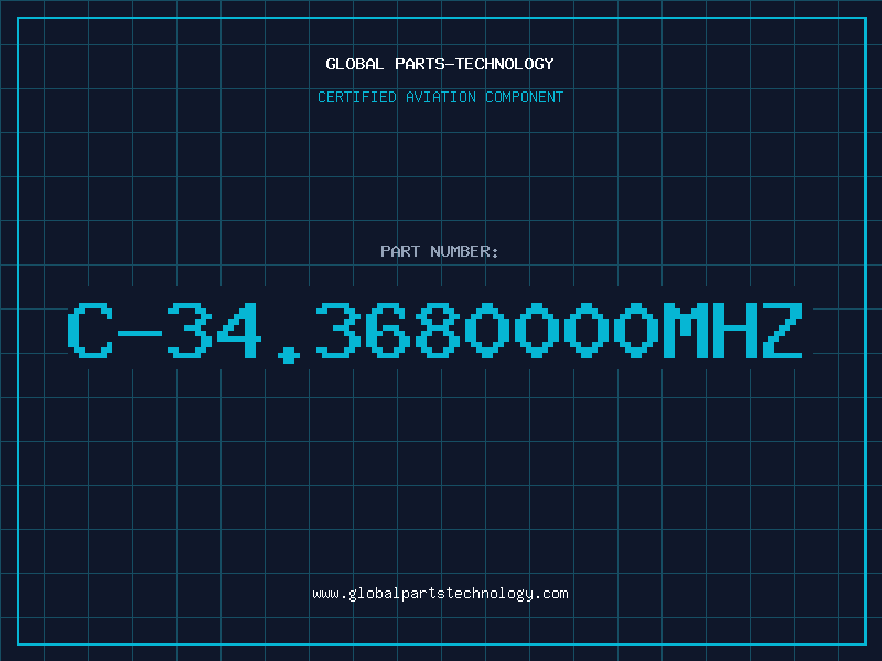 Aviation Part C-34.3680000MHZ