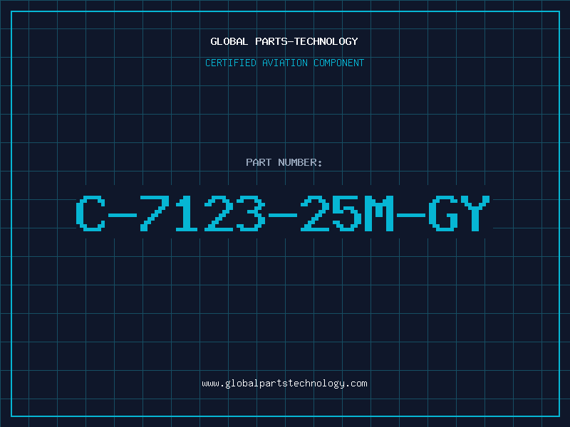Aviation Part C-7123-25M-GY
